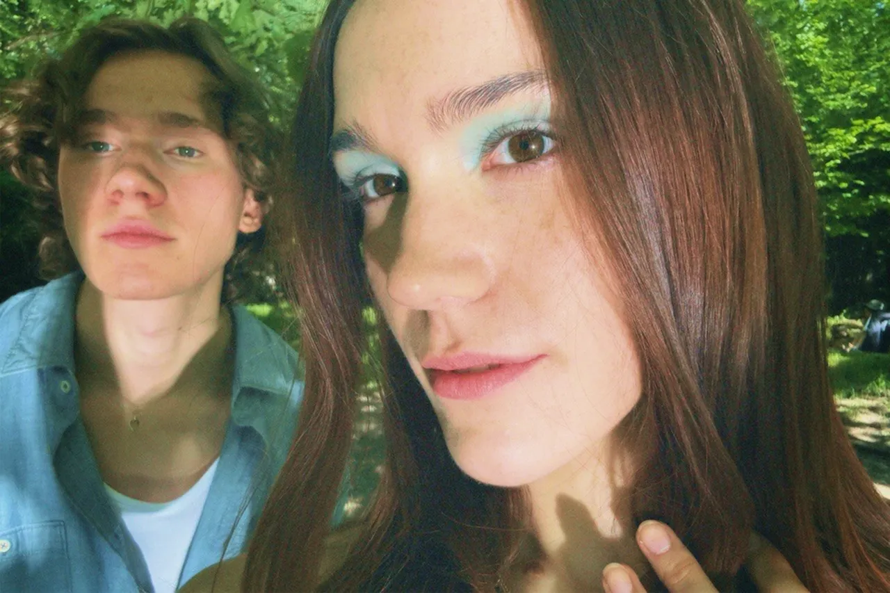 Igor and his girlfriend outdoors
